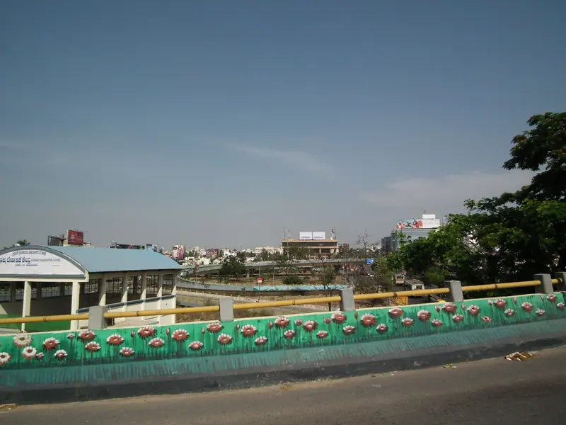 The Domlur flyover, Bengaluru